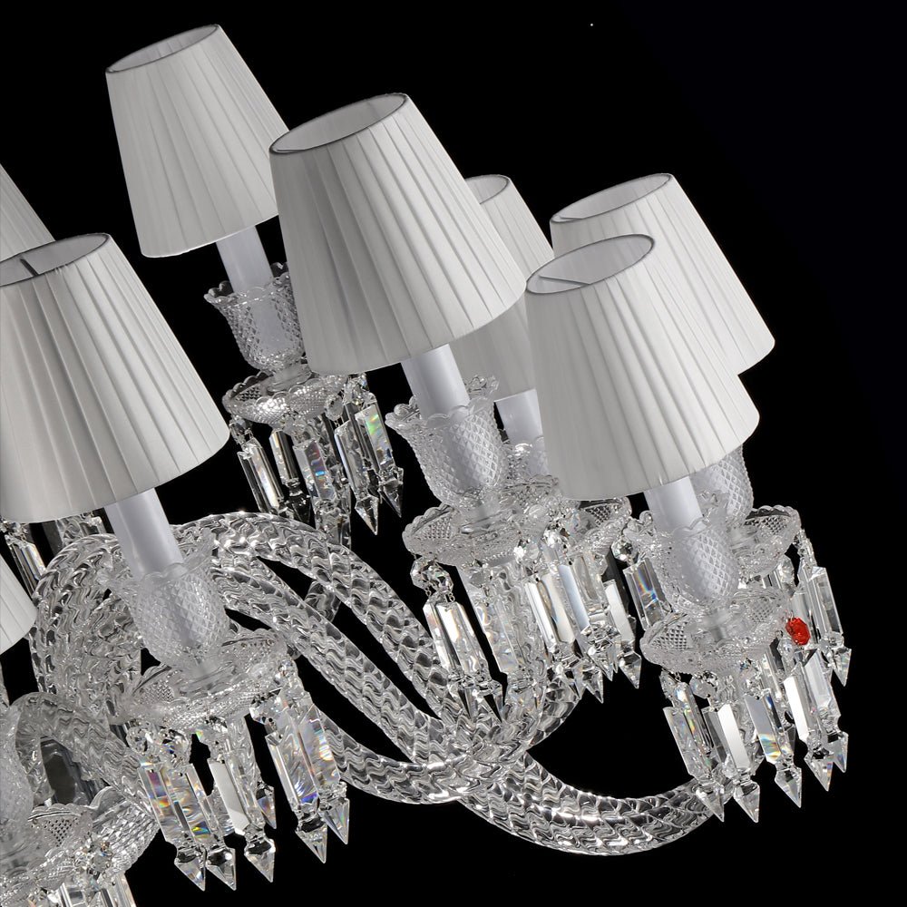 16 Lights Oval Lighting with Lampshades - Lightings Menu