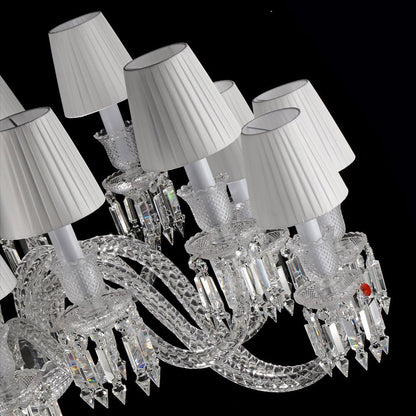 16 Lights Oval Lighting with Lampshades - Lightings Menu