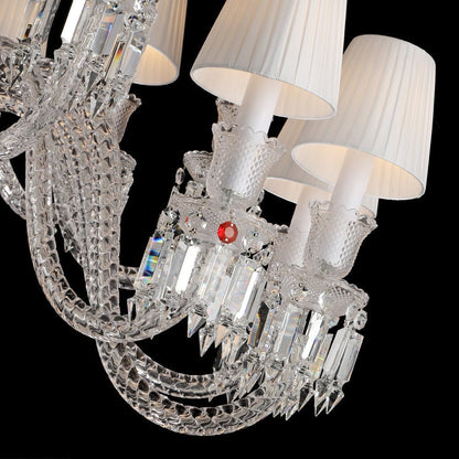 16 Lights Oval Lighting with Lampshades - Lightings Menu