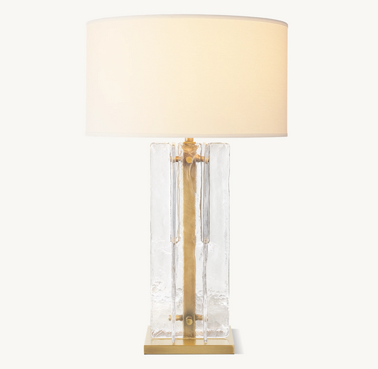 Cattica Clear Glass Table Lamp