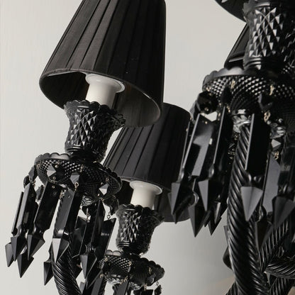 18 Lights Black Crystal Lighting - Lightings Menu