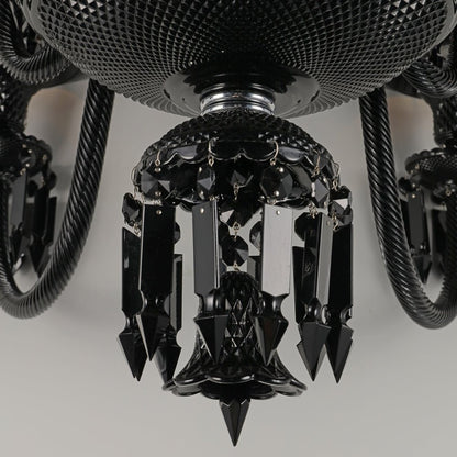 18 Lights Black Crystal Lighting - Lightings Menu