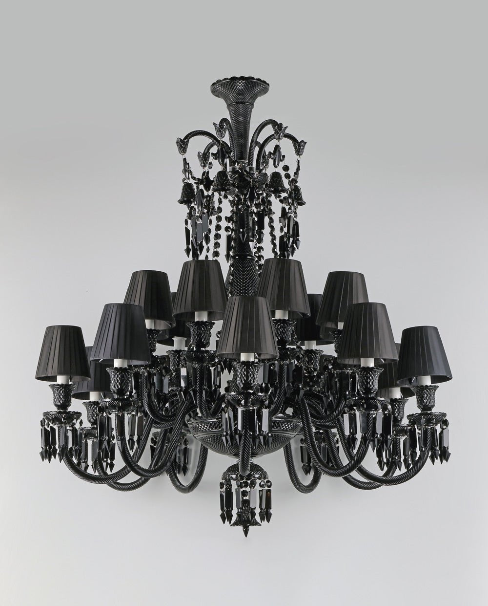 18 Lights Black Crystal Lighting - Lightings Menu