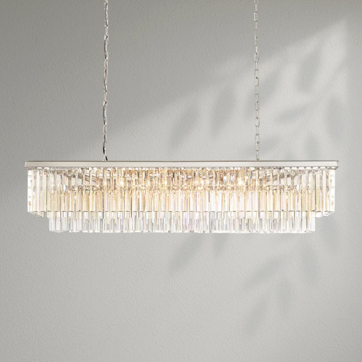 1920s Odeom Rectangular Chandelier - Lightings Menu