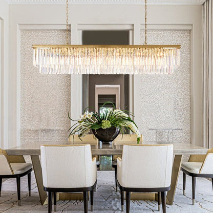 1920s Odeom Rectangular Chandelier - Lightings Menu