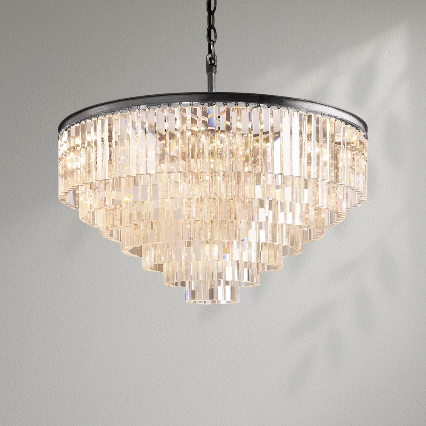 1920s Odeom Round Chandelier - Lightings Menu