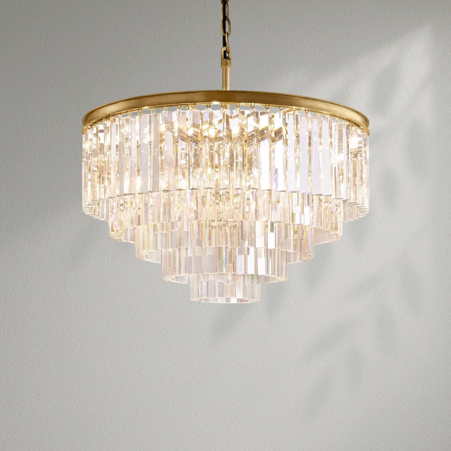 1920s Odeom Round Chandelier - Lightings Menu