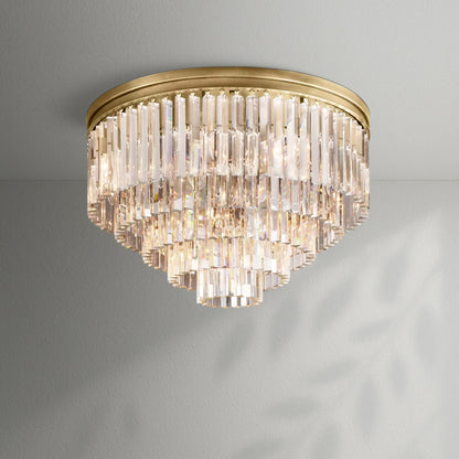 1920s Odeom Round Flushmount - Lightings Menu