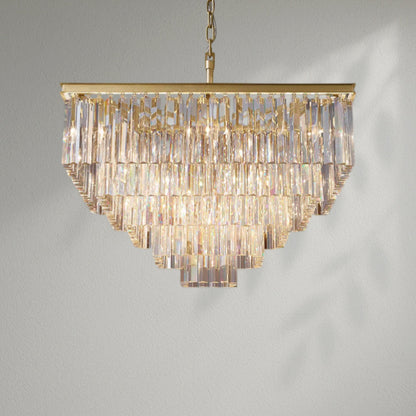 1920s Odeom Square Chandelier - Lightings Menu