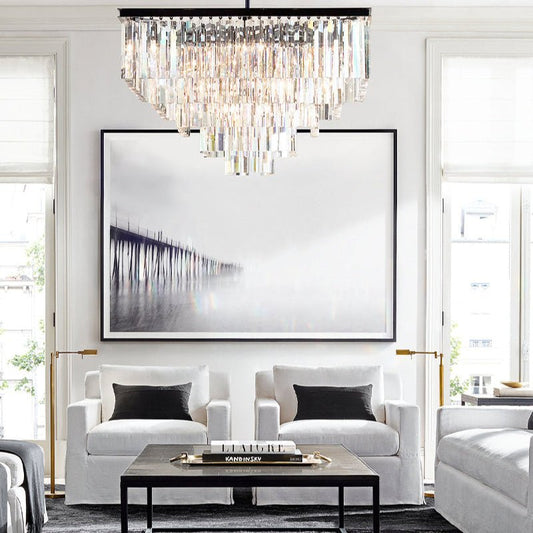 1920s Odeom Square Chandelier - Lightings Menu