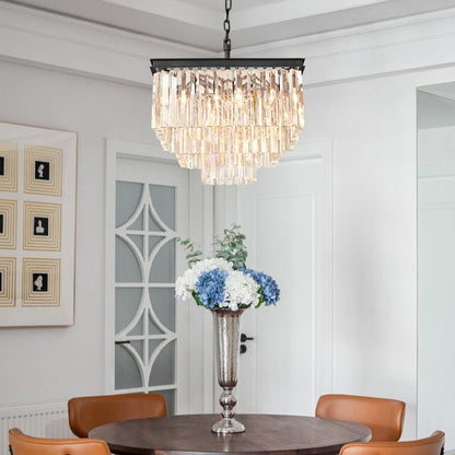 1920s Odeom Square Chandelier - Lightings Menu