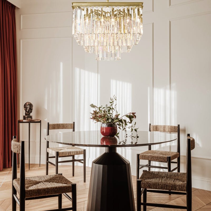 1920s Odeom Square Chandelier - Lightings Menu