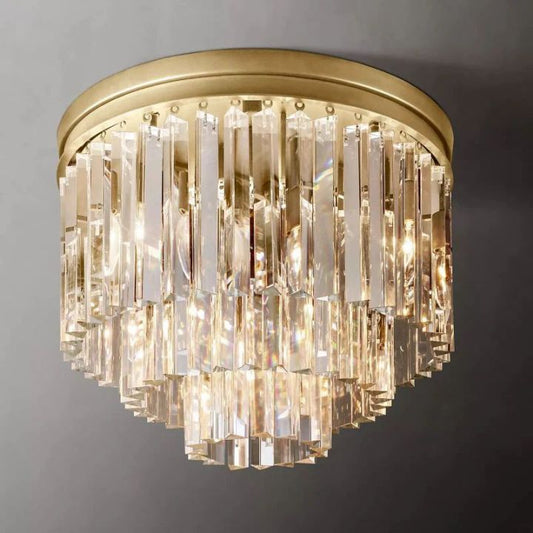 Zella Multi-Layer Round Flushmount 20"D