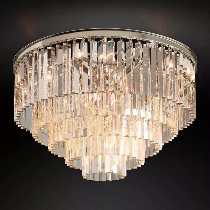 Zella Multi-Layer Round Flushmount  32"D