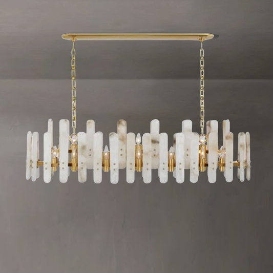 Alabaster Aerin Bonnington Large Linear Chandelier