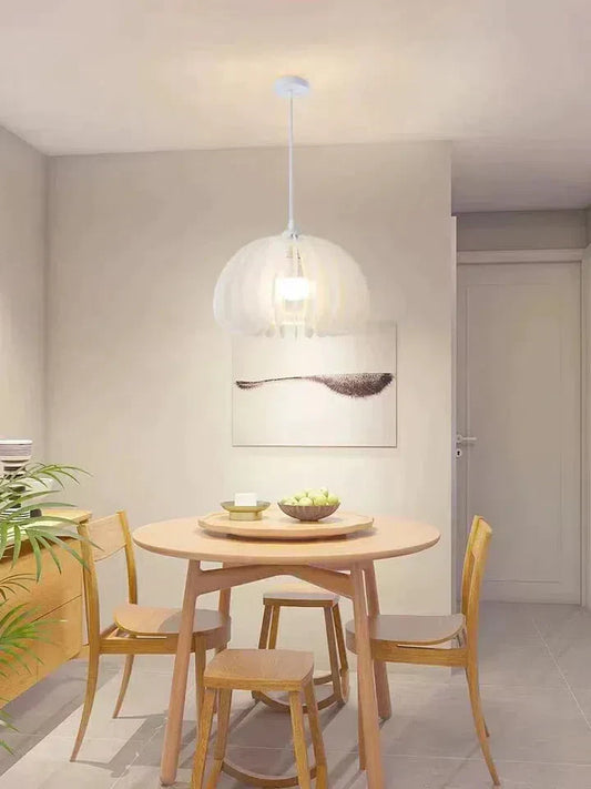 Larry Cream White Pumpkin Pendant Lighting