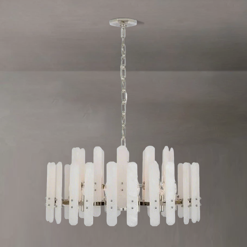 Aerin Bonnington Large Alabaster Chandelier