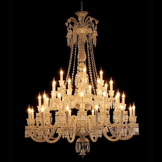 36 Lights Crystal Chandelier - Lightings Menu