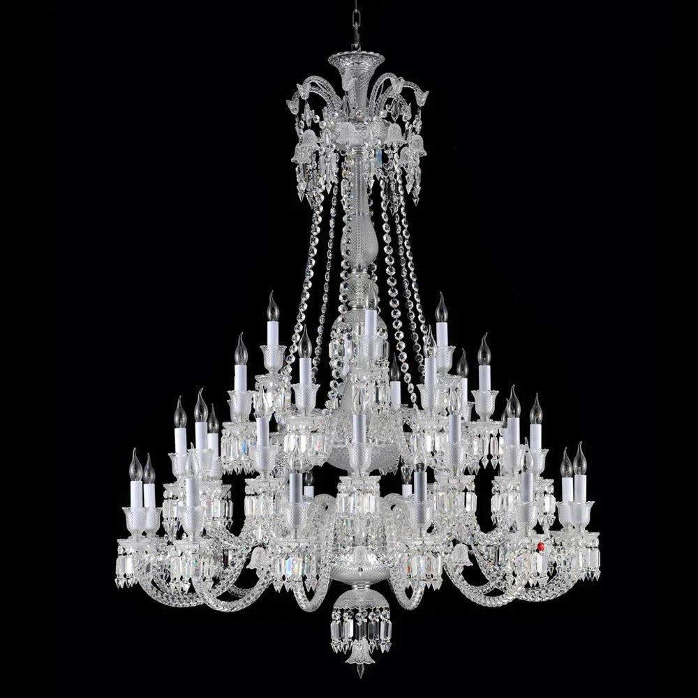 36 Lights Crystal Chandelier - Lightings Menu