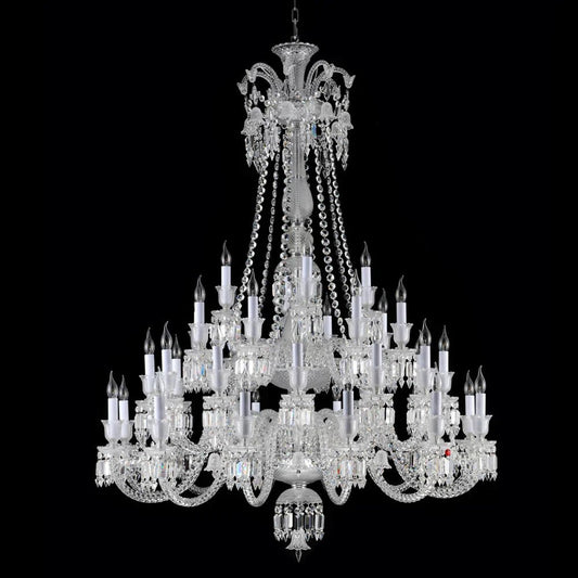 36 Lights Crystal Chandelier - Lightings Menu