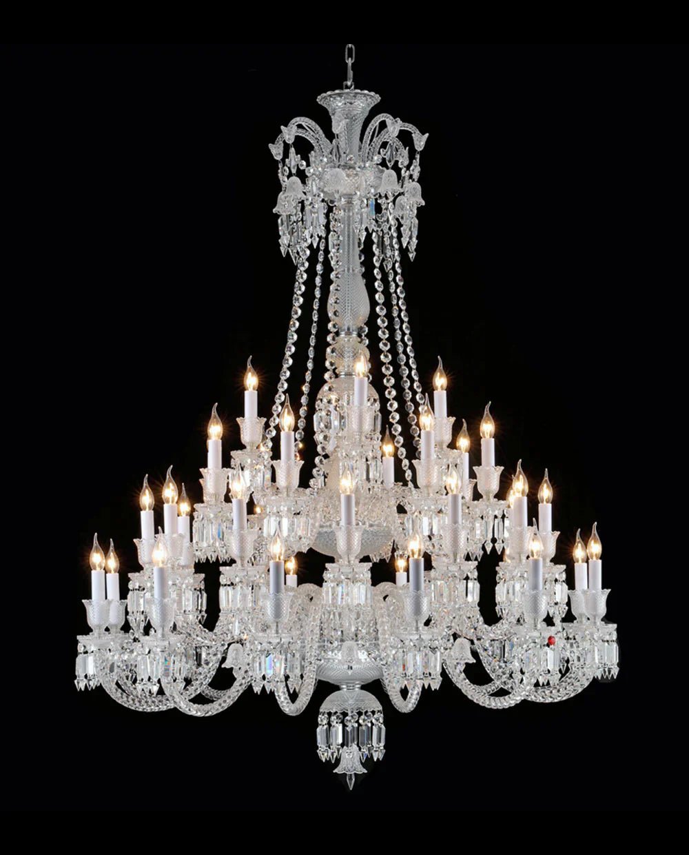 36 Lights Crystal Chandelier - Lightings Menu