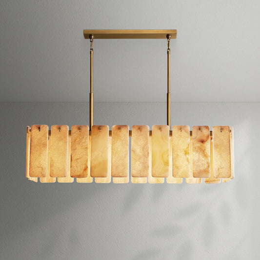 Calametto Onyx Rectangular Chandelier