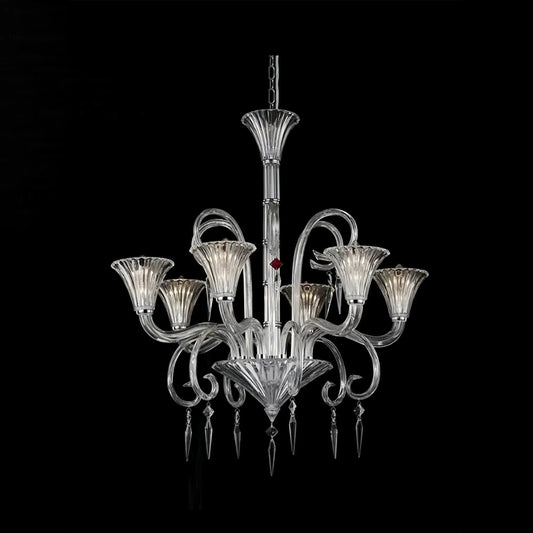 6 Lights Heritage Crystal Lighting - Lightings Menu