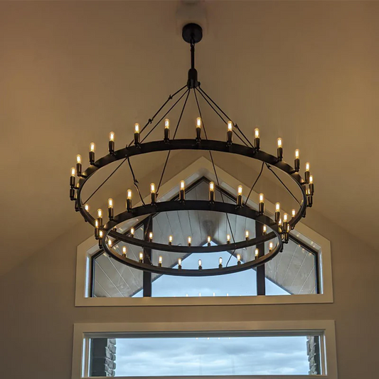 Camins Vintage Filament 2-Tier Chandelier