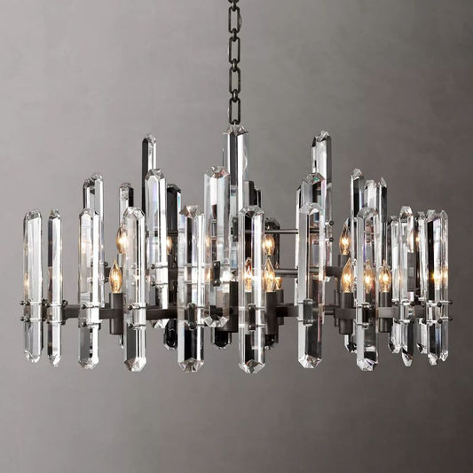 Wigail Prism Round Chandelier 36"
