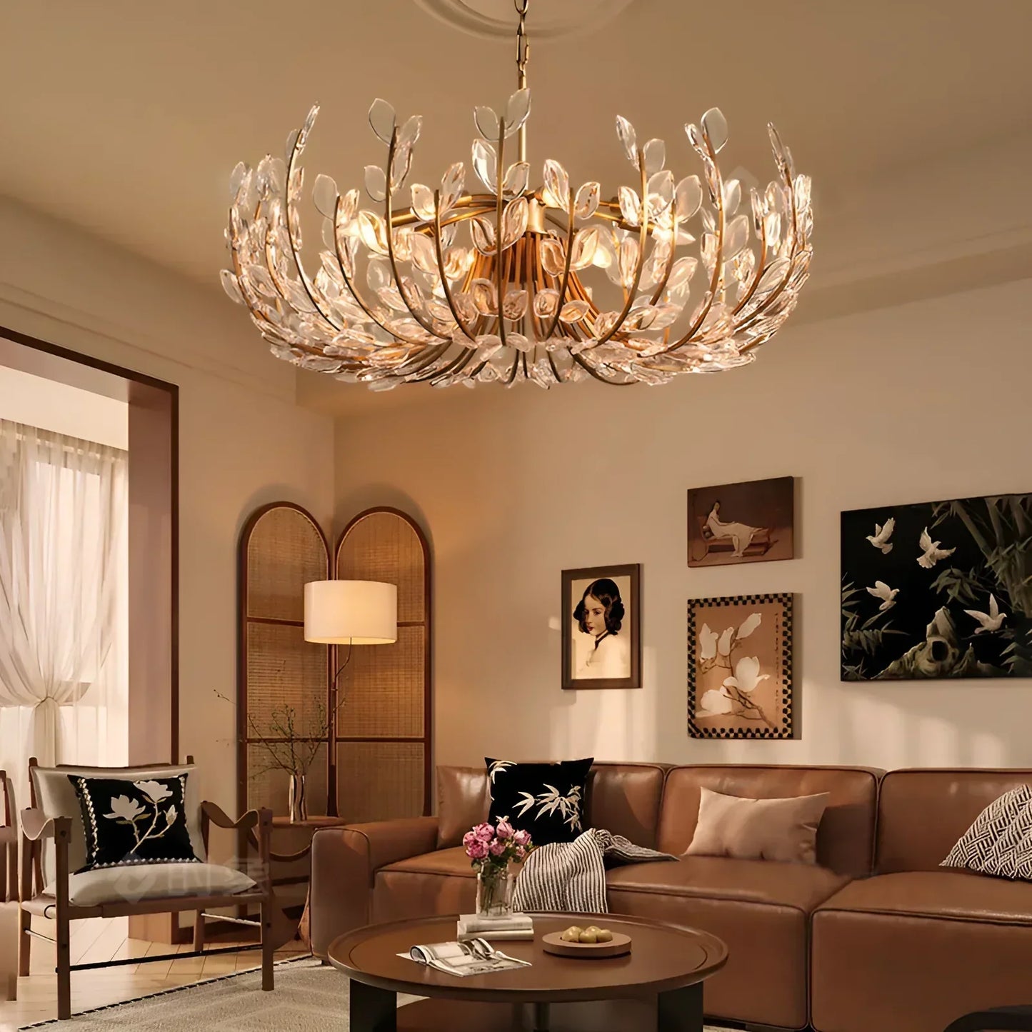 Blelard 6 Light Chandelier 26"