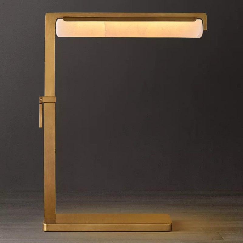 Audon Alabaster Task Table Lamp