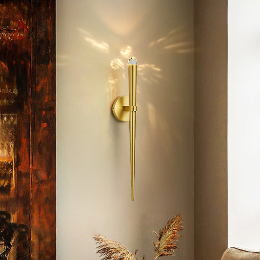Aquitains Modern Torch Wall Sconce