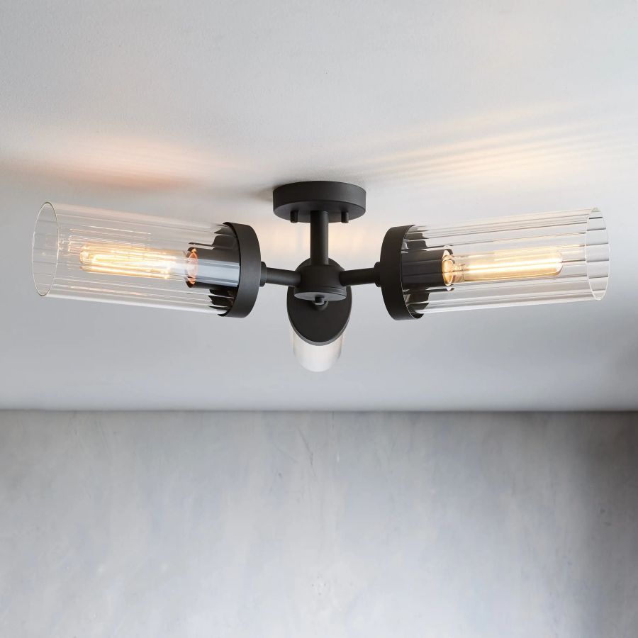 Chgakle Glass Flushmount