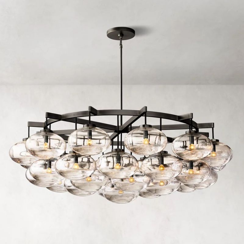 Cabrette Round  Living Room Chandelier 60"