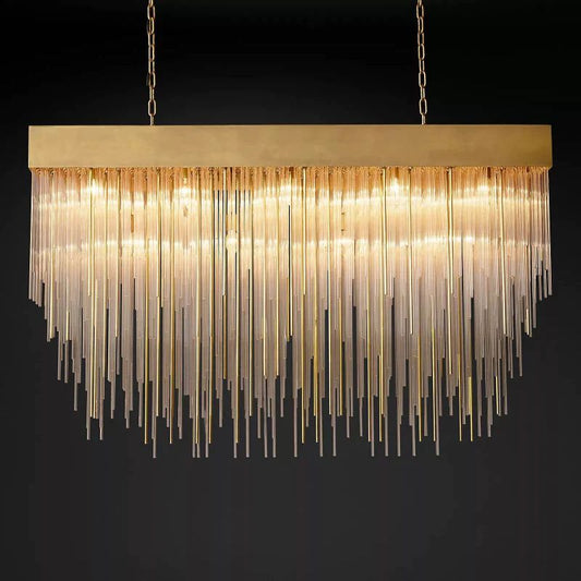 Ckorse Rectangular Chandelier 54"