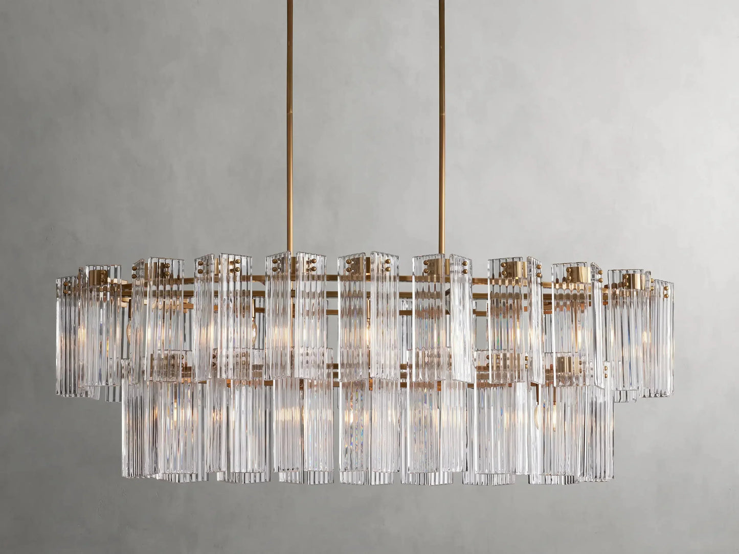 Velsie Oval Chandelier 51''63''72''