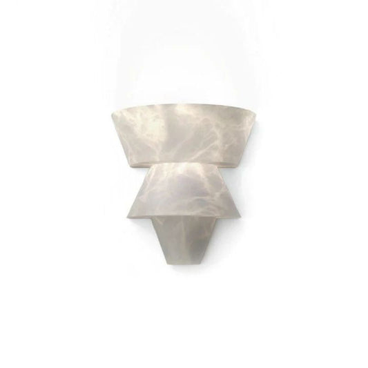 Alabaster Torch Wall Sconce 9”
