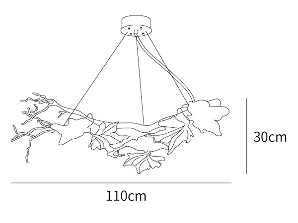 Aolio Branch Brass Chandelier