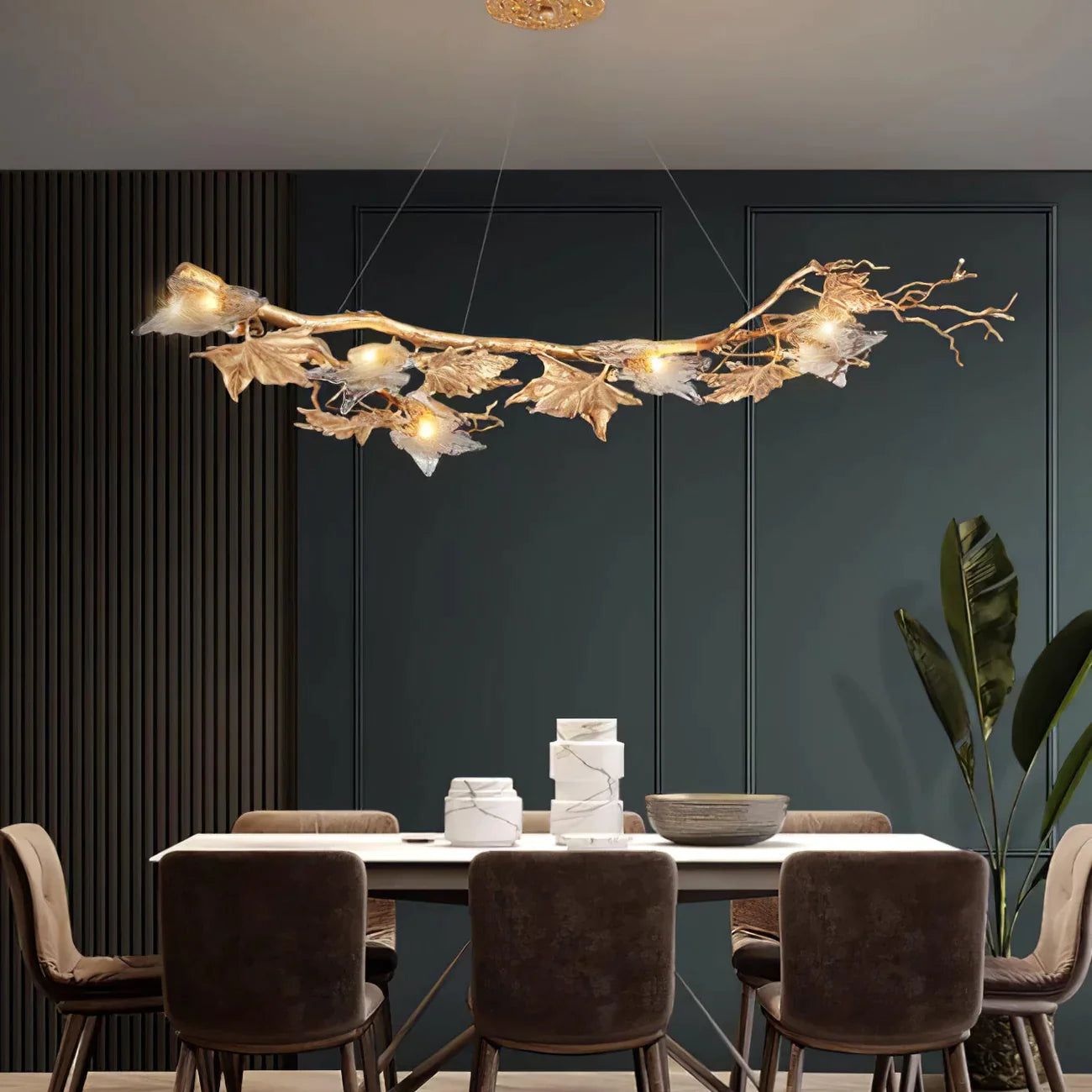 Aolio Branch Brass Chandelier