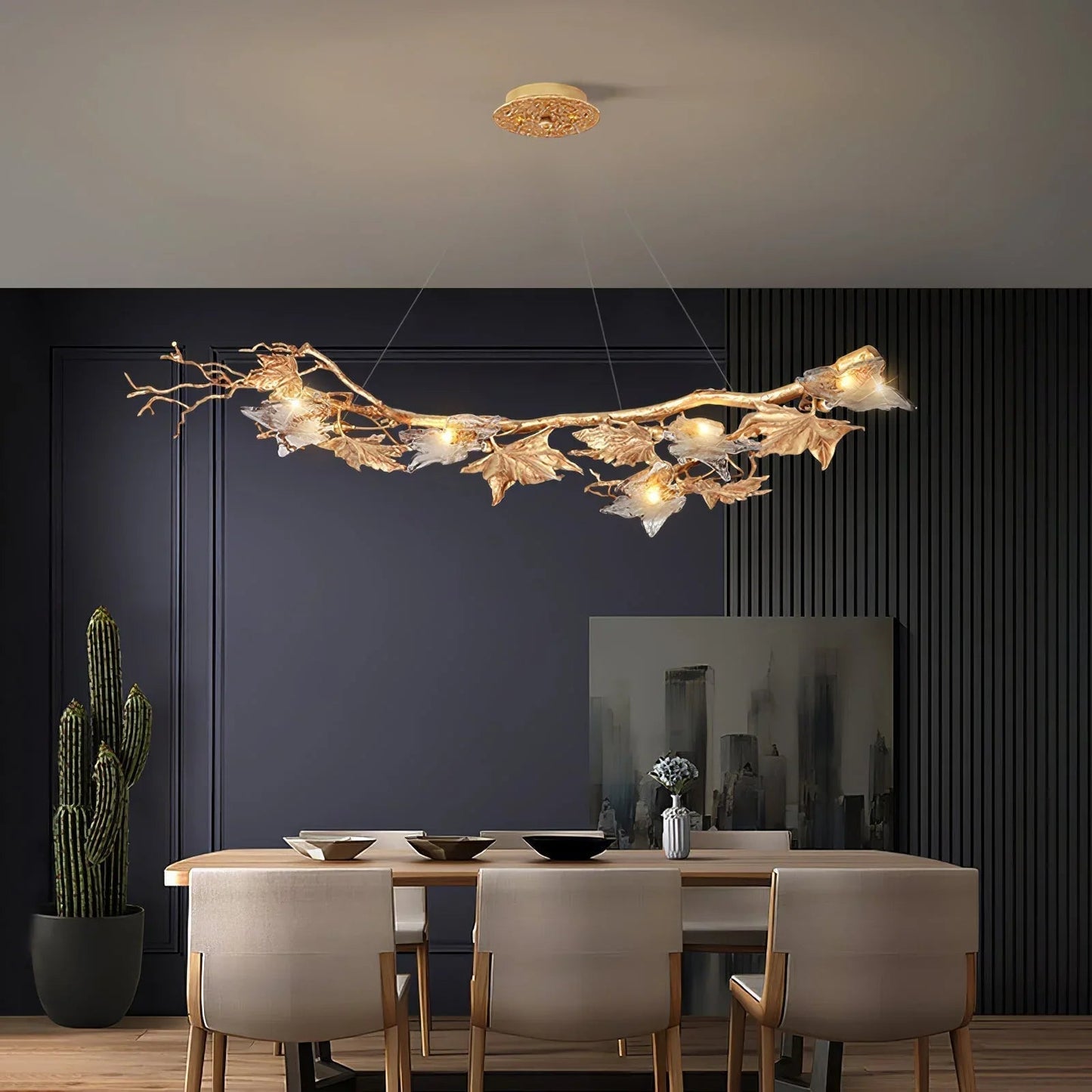 Aolio Branch Brass Chandelier