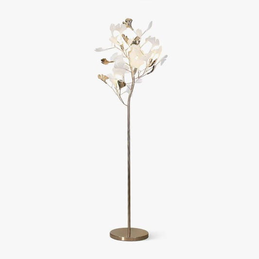 Gingko Ceramic Leaf Floor Lamp