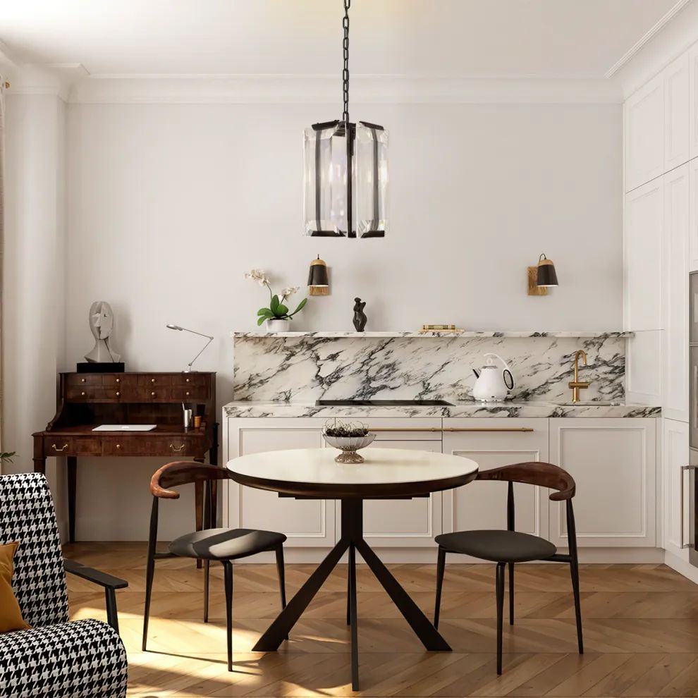 Hawsan  Crystal  Pendant Light