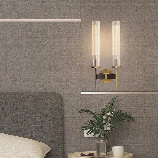 Cannelo Industrial Double Shade Wall Sconce