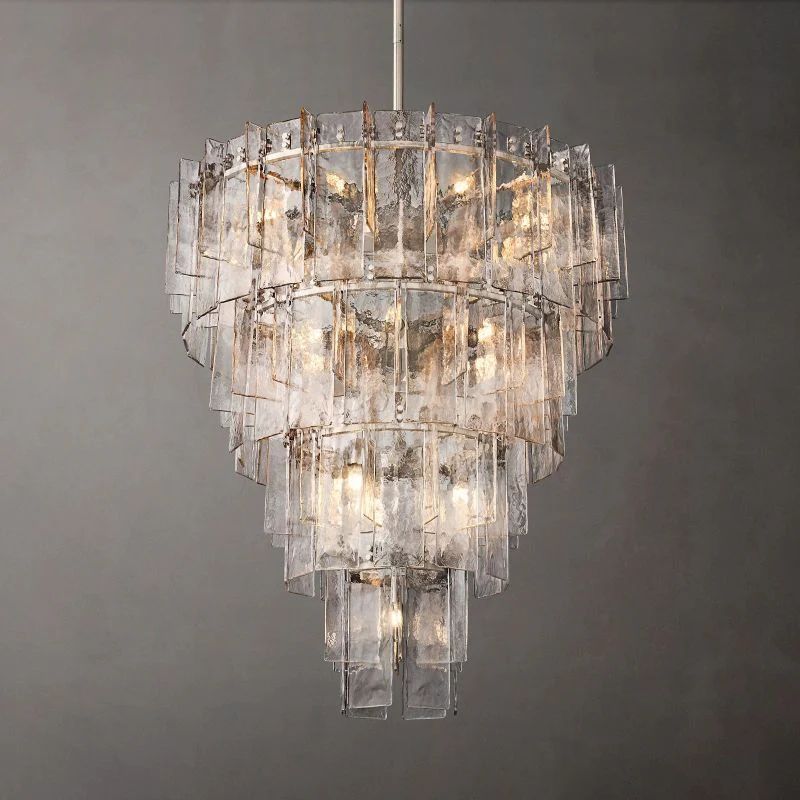 Lattica Multi-Layer Round Living Room Chandelier 47"