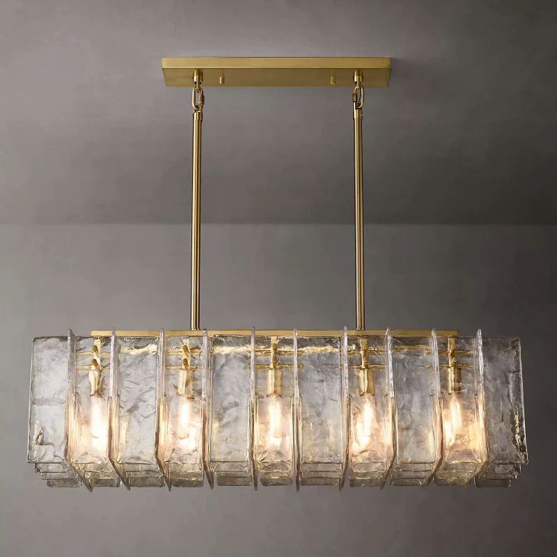 Cattica Rectangular Chandelier 49"