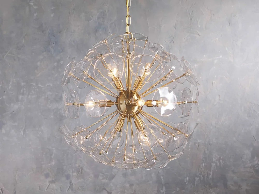 Lili  Glass Round  Chandelier