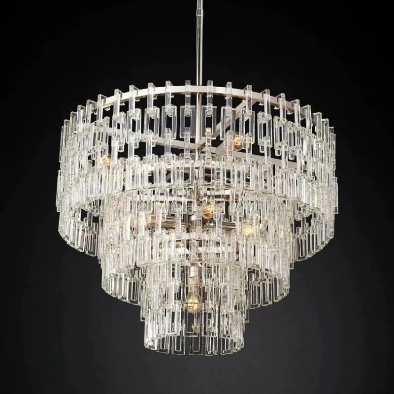 Marigna 3-Tier Round Chandelier 36"
