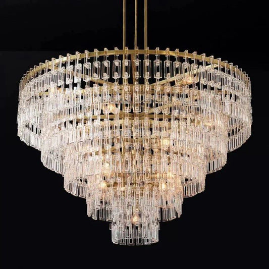Gostrik 5-Tier Round Chandelier 60"