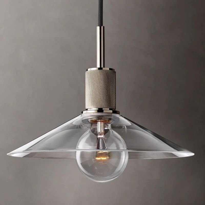 Mechanic Glass Slope Shade Island Pendant