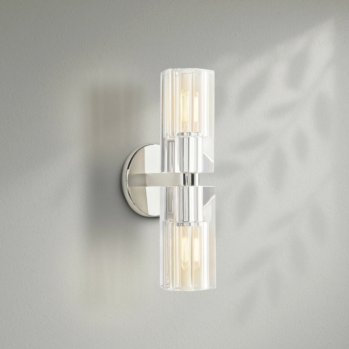 Arcachom Crystal Double Lights Wall Sconce